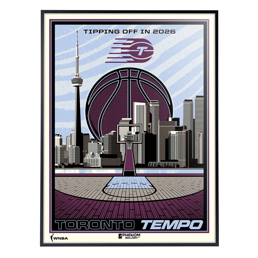 Phenom Gallery Toronto Tempo 18" x 24" Deluxe Framed Serigraph Print