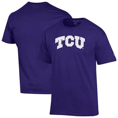 Men's Champion Purple TCU Horned Frogs T-Shirt