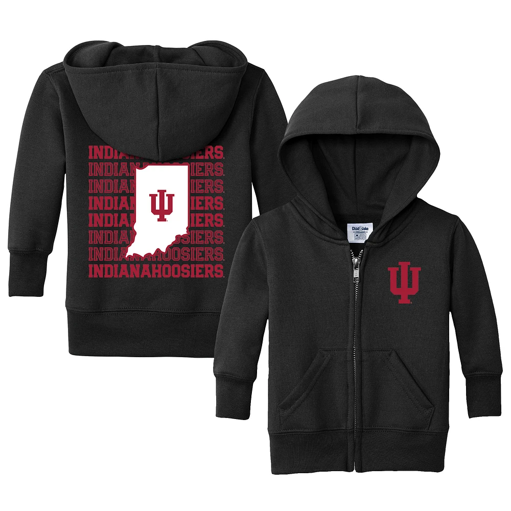 Infant Chad & Jake Indiana Hoosiers Retro Full-Zip Hoodie