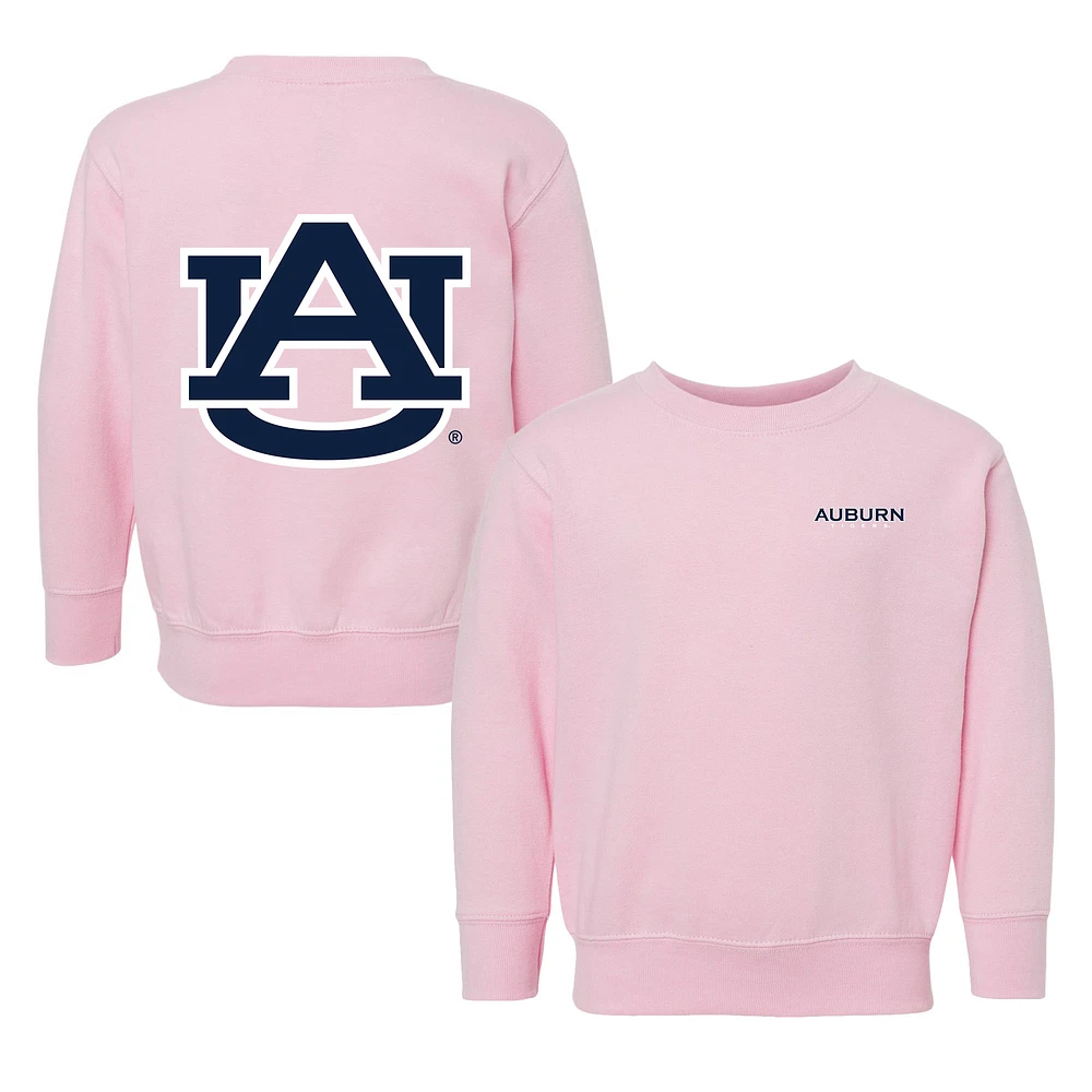 Toddler Chad & Jake Pink Auburn Tigers Logo Pullover Sweatshirt