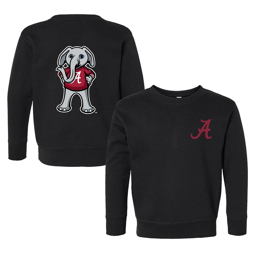 Toddler Chad & Jake Black Alabama Crimson Tide Logo Pullover Sweatshirt