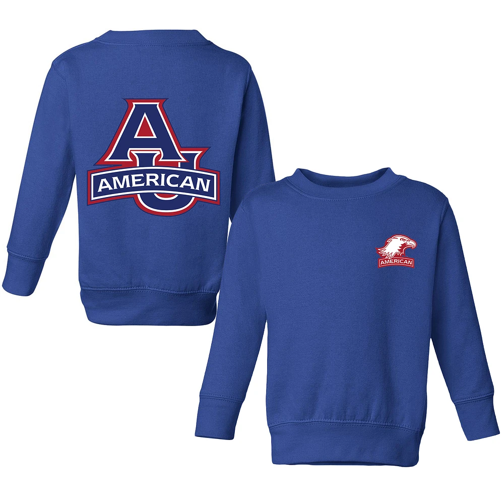 Toddler Chad & Jake Royal American University Eagles Logo Pullover Sweatshirt