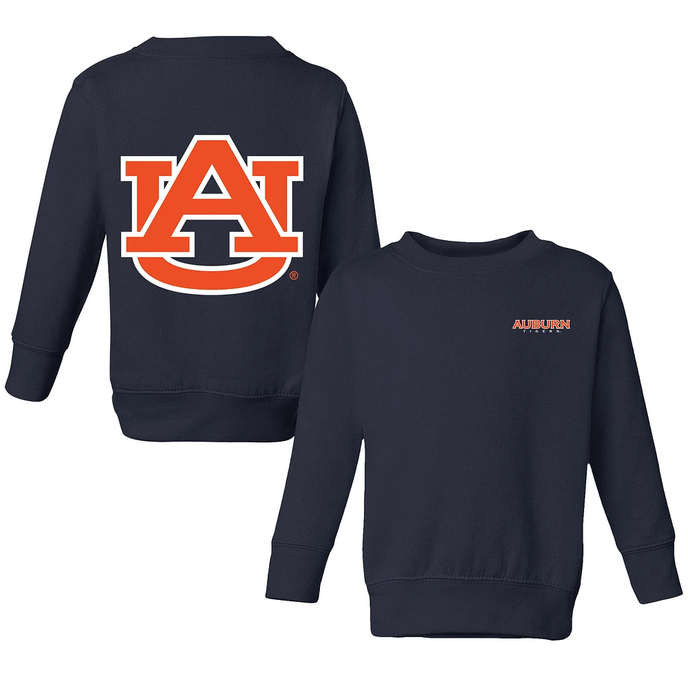 Toddler Chad & Jake Navy Auburn Tigers Logo Pullover Sweatshirt