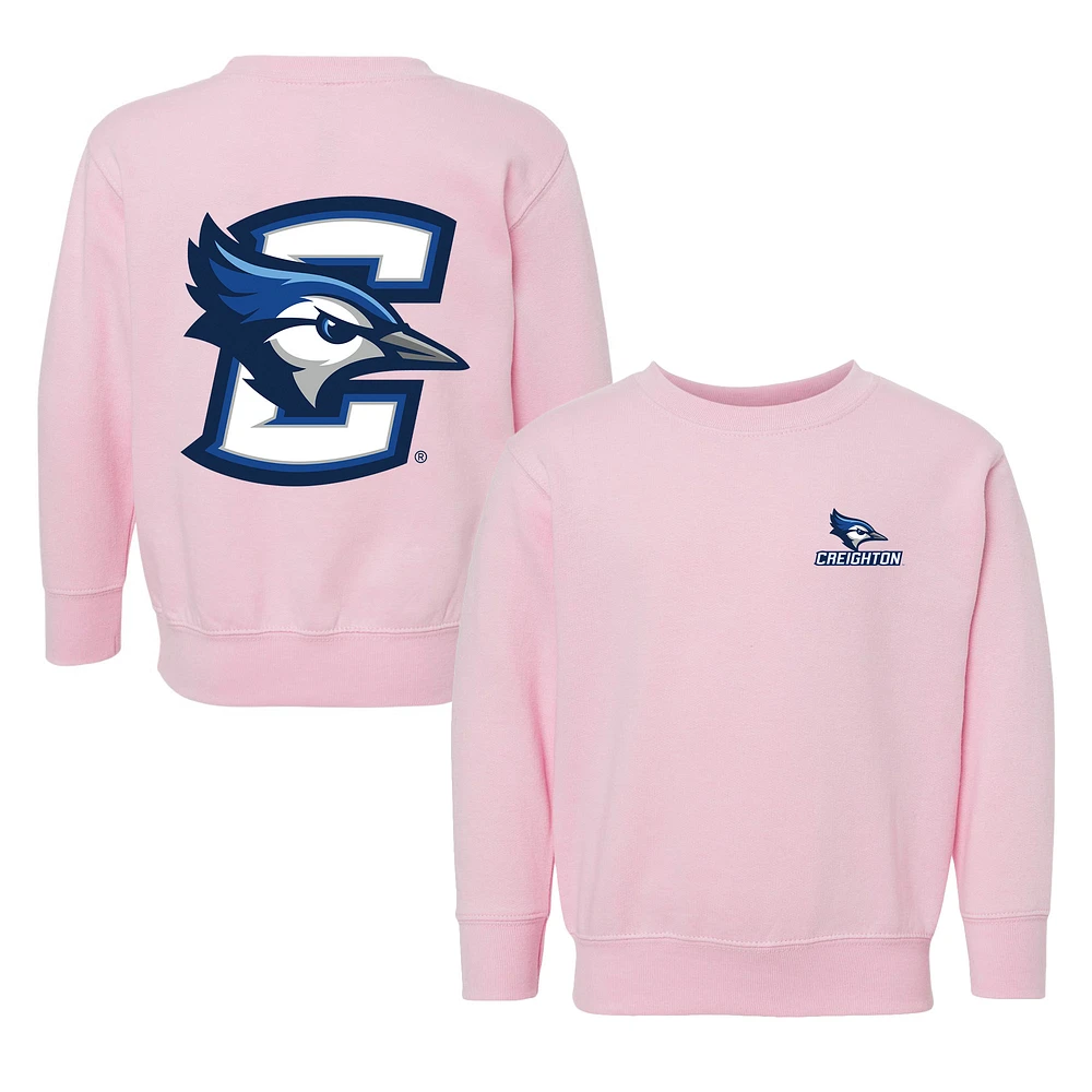 Toddler Chad & Jake Pink Creighton Bluejays Logo Pullover Sweatshirt