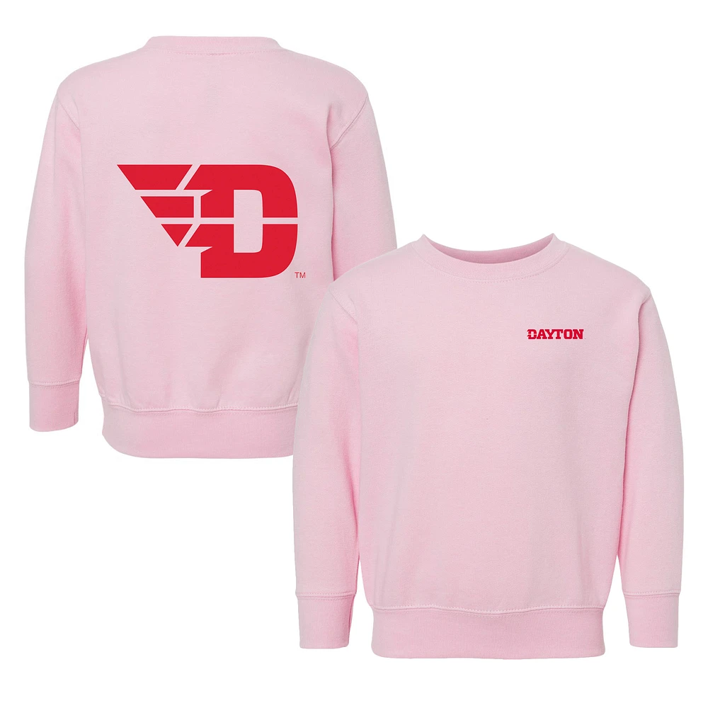 Toddler Chad & Jake Pink Dayton Flyers Logo Pullover Sweatshirt