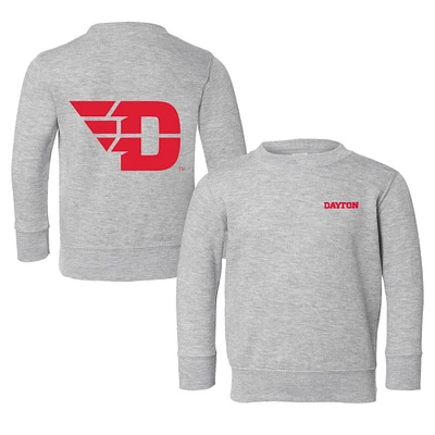 Toddler Chad & Jake Heather Gray Dayton Flyers Logo Pullover Sweatshirt