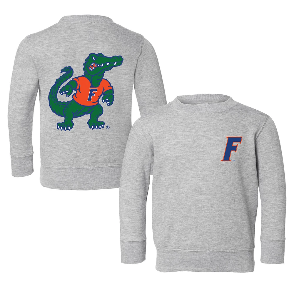 Toddler Chad & Jake Heather Gray Florida Gators Logo Pullover Sweatshirt