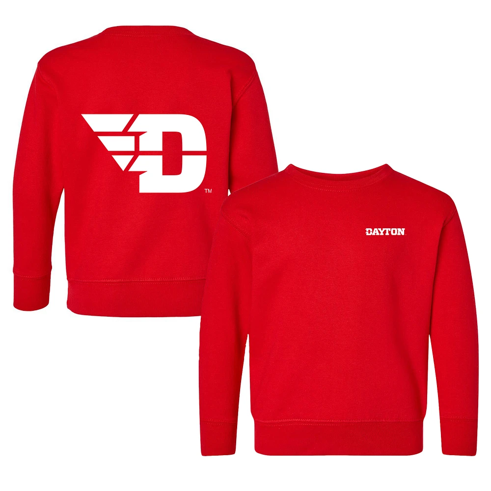 Toddler Chad & Jake Red Dayton Flyers Logo Pullover Sweatshirt