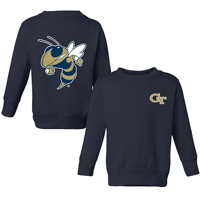 Toddler Chad & Jake Navy Georgia Tech Yellow Jackets Logo Pullover Sweatshirt
