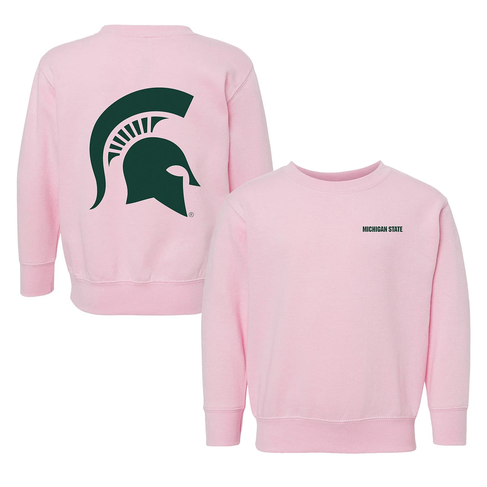 Toddler Chad & Jake Michigan State Spartans Logo Pullover Sweatshirt