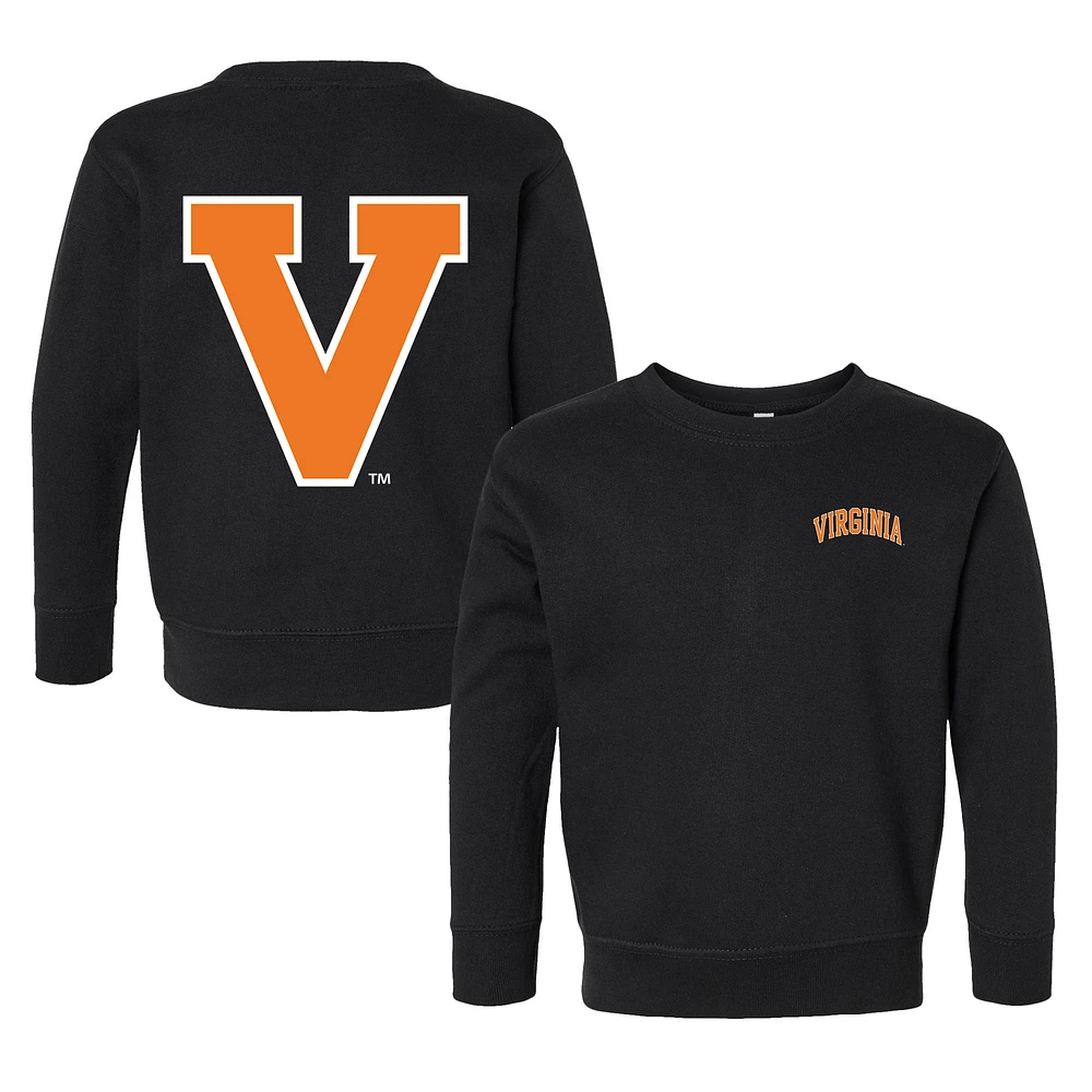 Toddler Chad & Jake Black Virginia Cavaliers Logo Pullover Sweatshirt