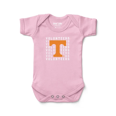 Newborn & Infant Chad Jake Light Pink Tennessee Volunteers Retro Bodysuit