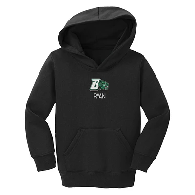 Toddler Chad & Jake Binghamton Bearcats Secondary Logo Personalized Pullover Hoodie