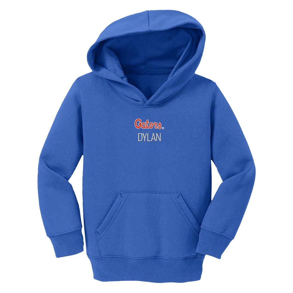 Toddler Chad & Jake Royal Florida Gators Wordmark Personalized Pullover Hoodie