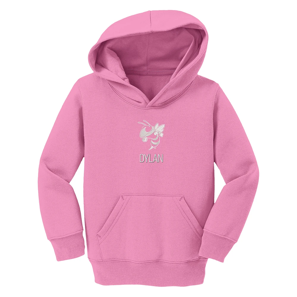Toddler Chad & Jake Georgia Tech Yellow Jackets Mascot Personalized Pullover Hoodie