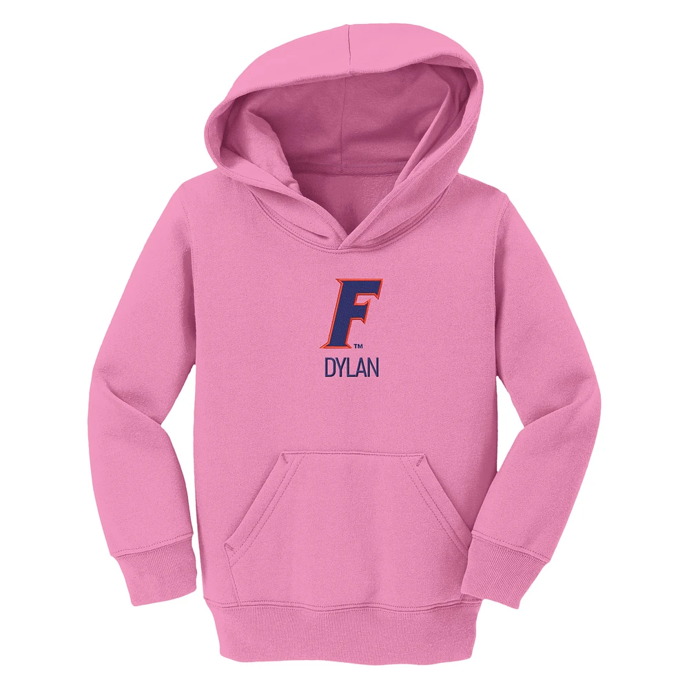 Toddler Chad & Jake Pink Florida Gators Secondary Logo Personalized Pullover Hoodie
