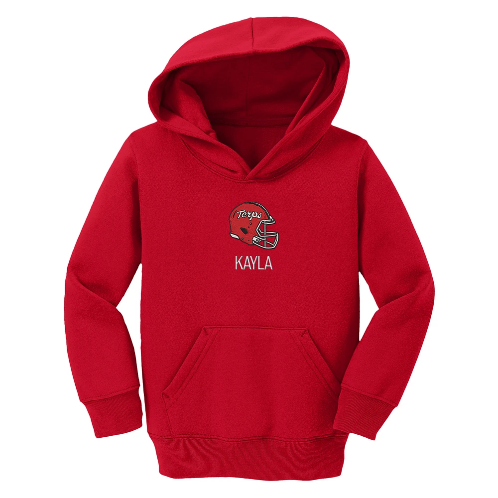 Toddler Chad & Jake Maryland Terrapins Helmet Personalized Pullover Hoodie