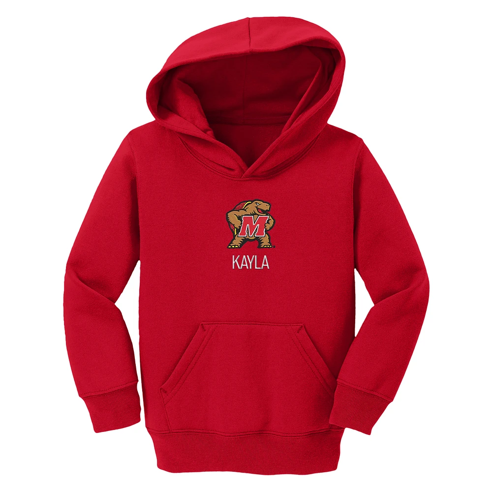 Toddler Chad & Jake Maryland Terrapins Mascot Personalized Pullover Hoodie