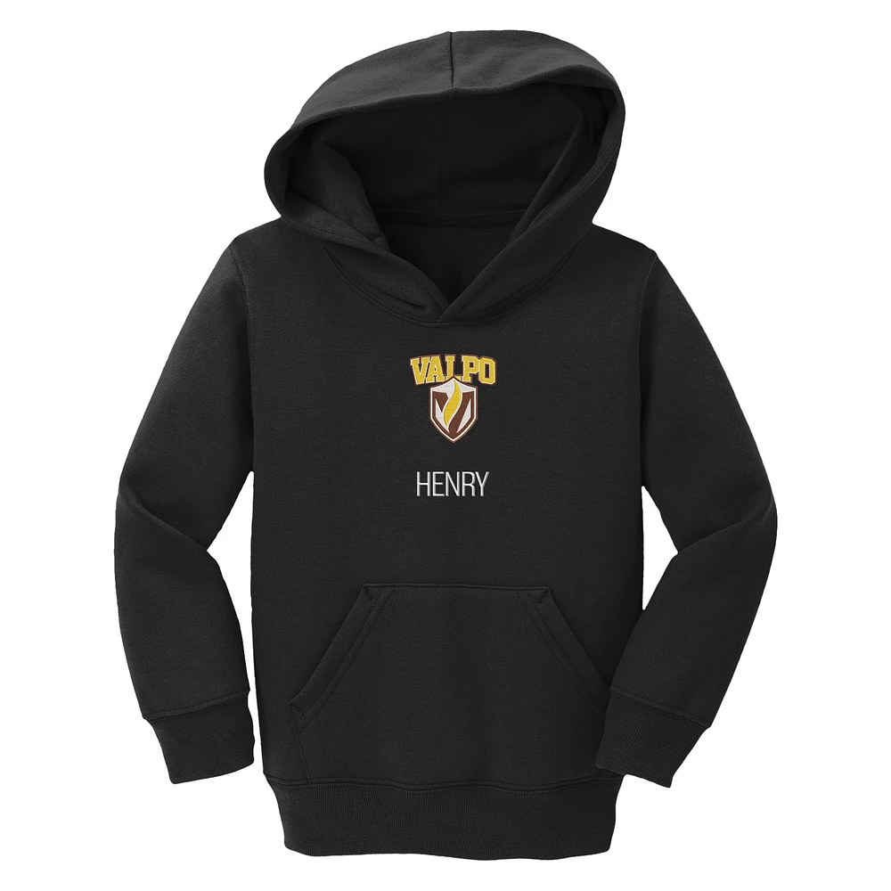 Toddler Chad & Jake Valparaiso University Secondary Logo Personalized Pullover Hoodie