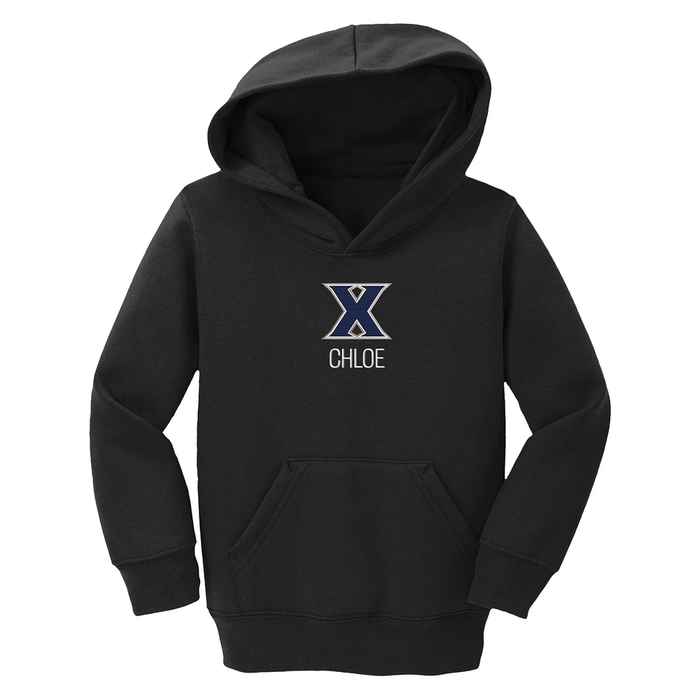 Toddler Chad & Jake Xavier Musketeers Primary Logo Personalized Pullover Hoodie