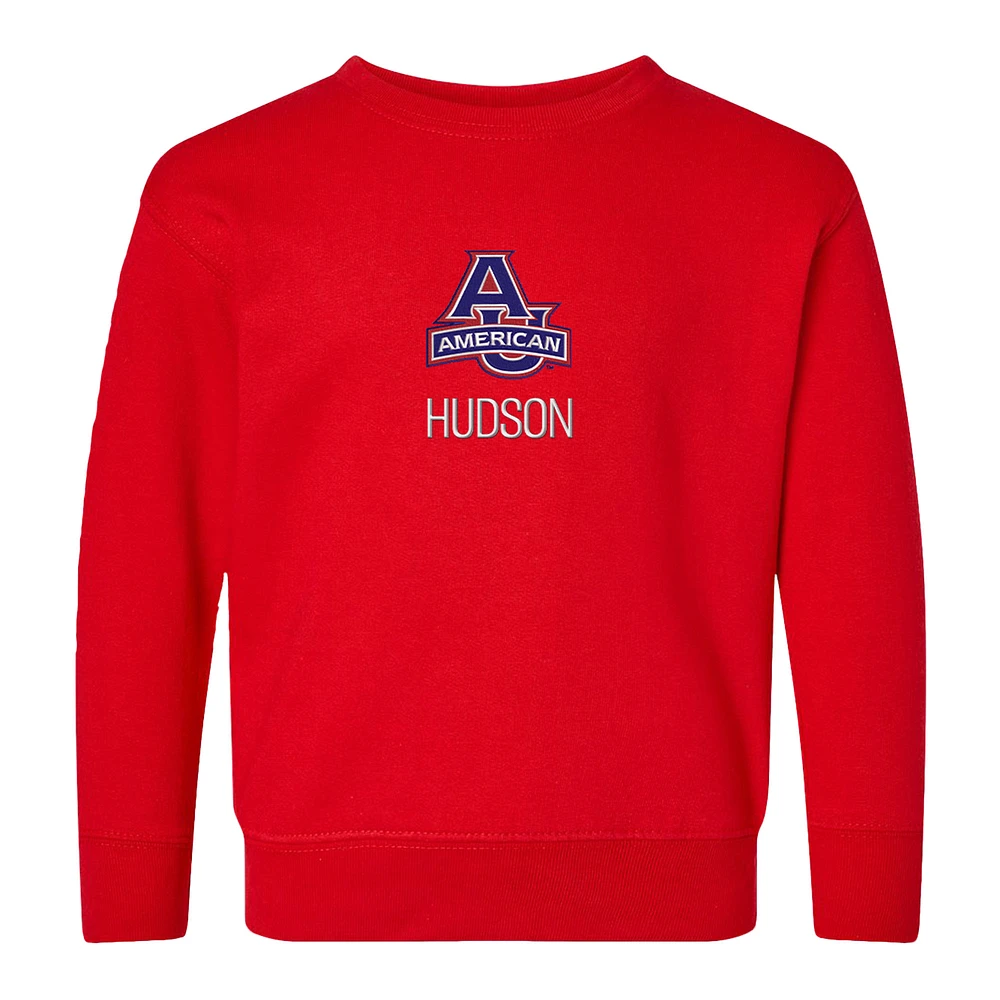 Toddler Chad & Jake American University Eagles Primary Logo Personalized Pullover Sweatshirt