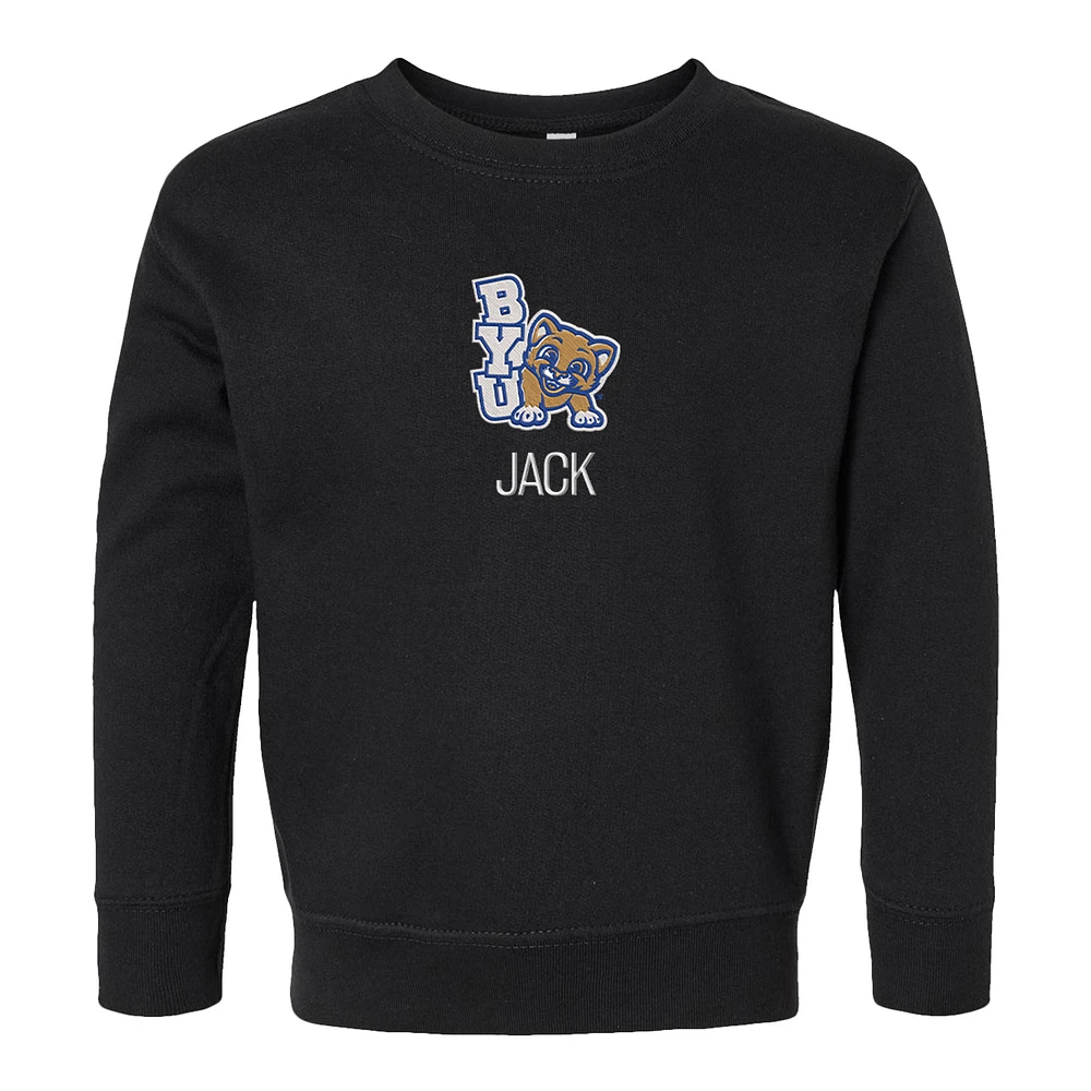 Toddler Chad & Jake BYU Cougars Young Personalized Pullover Sweatshirt