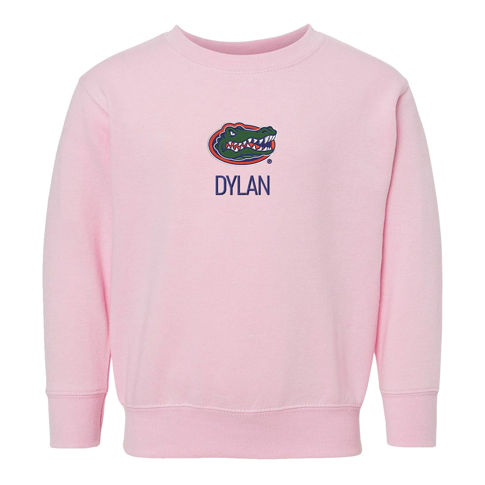 Toddler Chad & Jake Florida Gators Primary Logo Personalized Pullover Sweatshirt