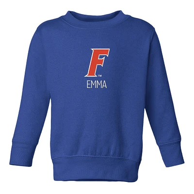 Toddler Chad & Jake Royal Florida Gators Secondary Logo Personalized Pullover Sweatshirt