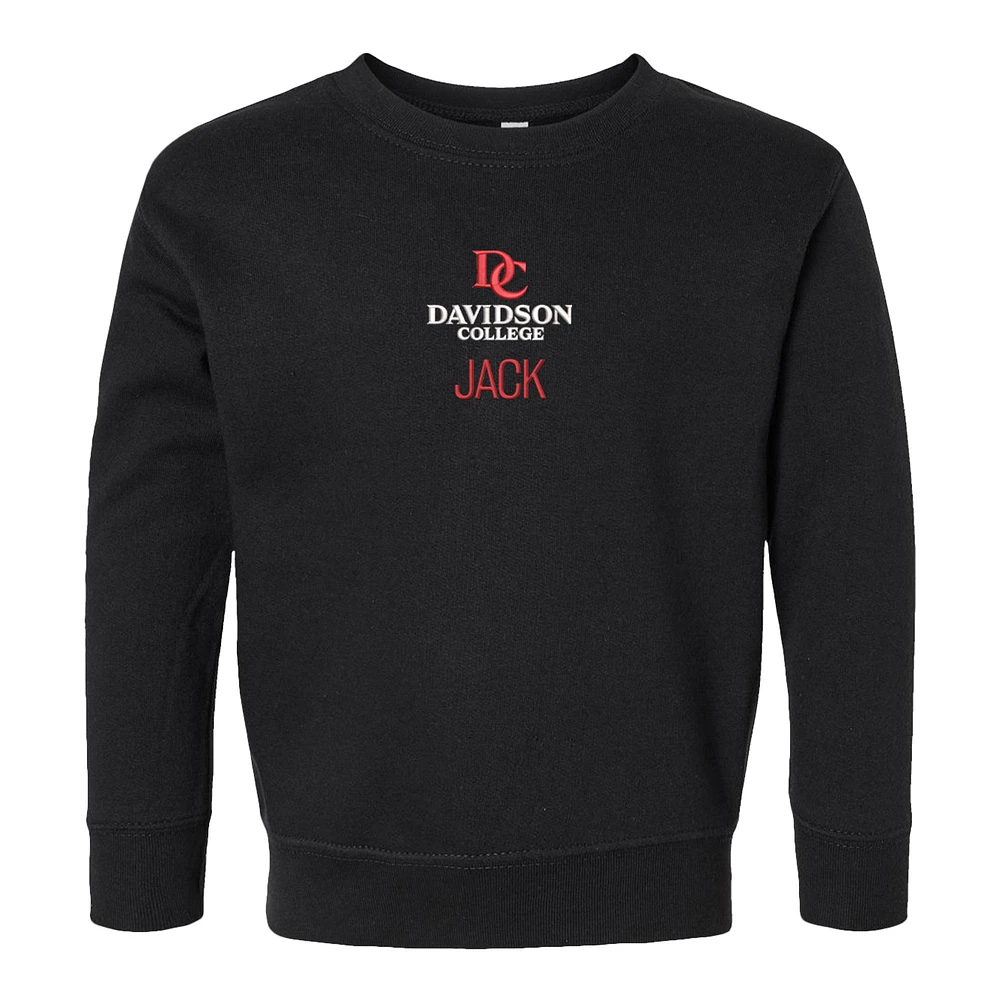 Toddler Chad & Jake Davidson Wildcats Primary Logo Personalized Pullover Sweatshirt