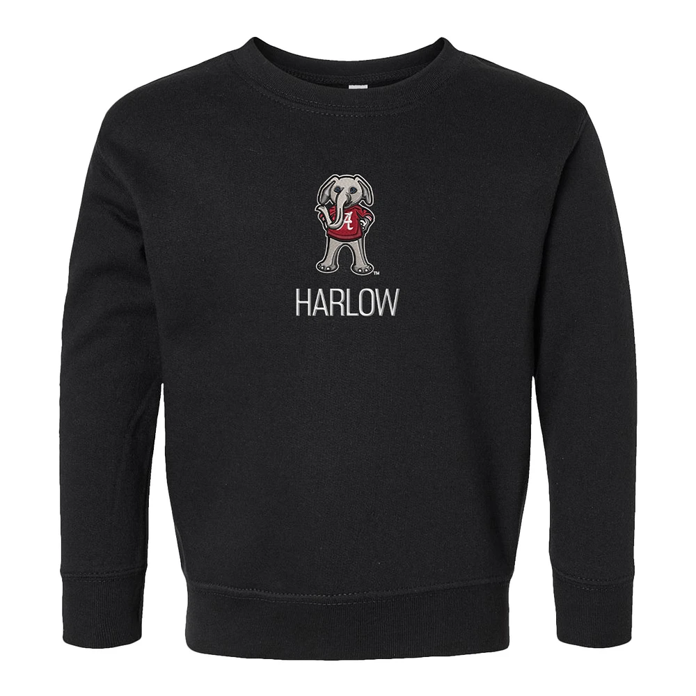 Toddler Chad & Jake Alabama Crimson Tide Mascot Personalized Pullover Sweatshirt