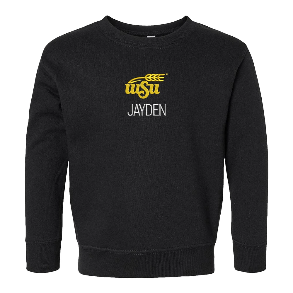 Toddler Chad & Jake Wichita State Shockers Secondary Logo Personalized Pullover Sweatshirt