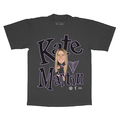 Unisex Playa Society Kate Martin Charcoal Golden State Valkyries Sketch T-Shirt
