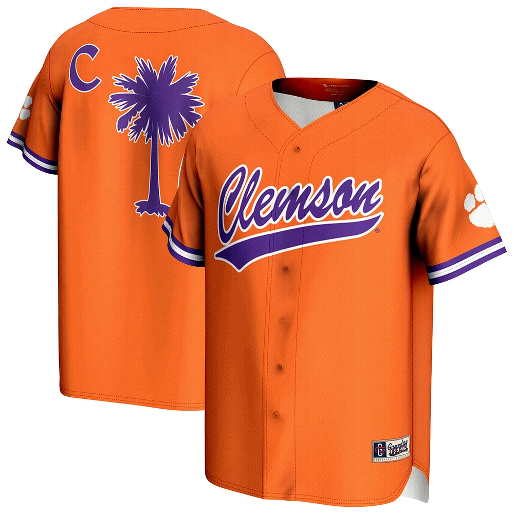 Youth GameDay Greats Orange Clemson Tigers Lightweight Baseball Jersey