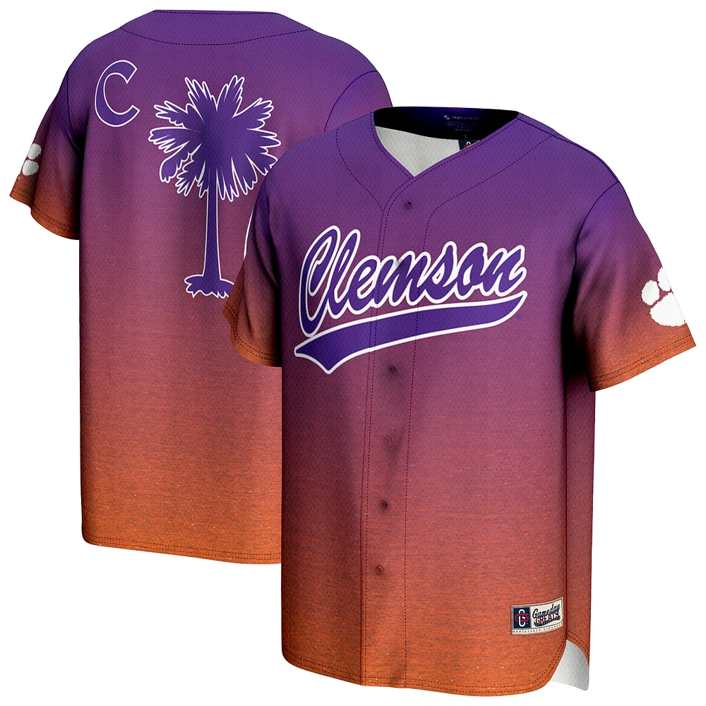 Youth GameDay Greats Orange Clemson Tigers Lightweight Baseball Jersey