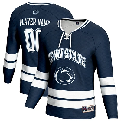 Youth GameDay Greats Navy Penn State Nittany Lions NIL Pick-A-Player Men's Ice Hockey Lightweight Jersey