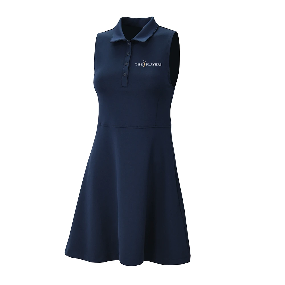 Women's Columbia Navy THE PLAYERS Sleeveless Polo Match Dress