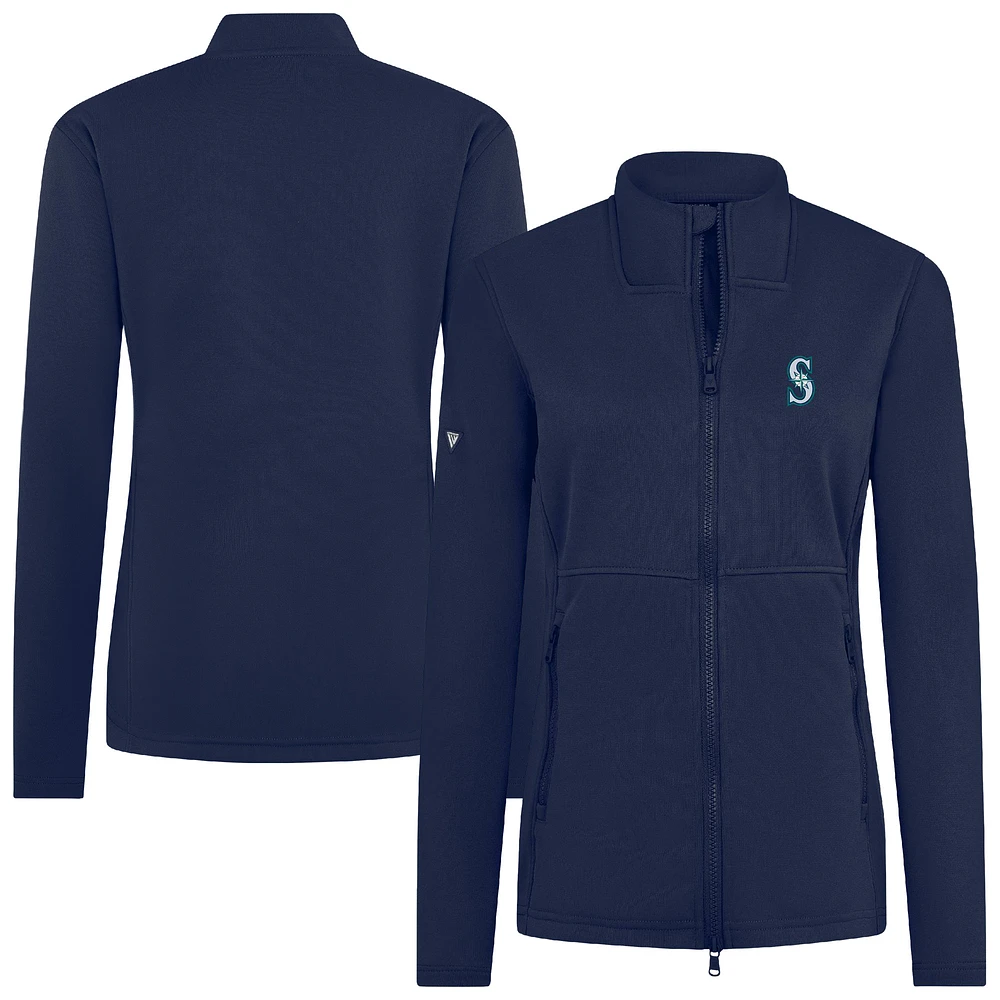Women's Levelwear Navy Seattle Mariners Driven Insignia 2.0 Full-Zip Jacket
