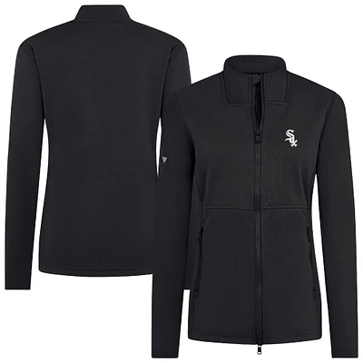 Women's Levelwear Black Chicago White Sox Driven Insignia 2.0 Full-Zip Jacket