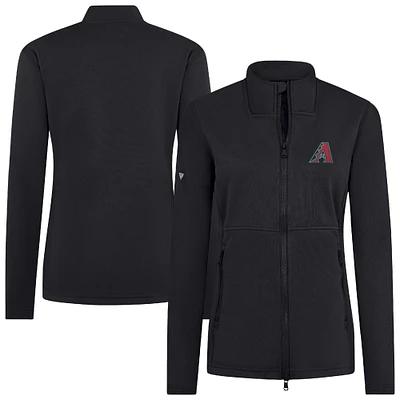 Women's Levelwear Black Arizona Diamondbacks Driven Insignia 2.0 Full-Zip Jacket