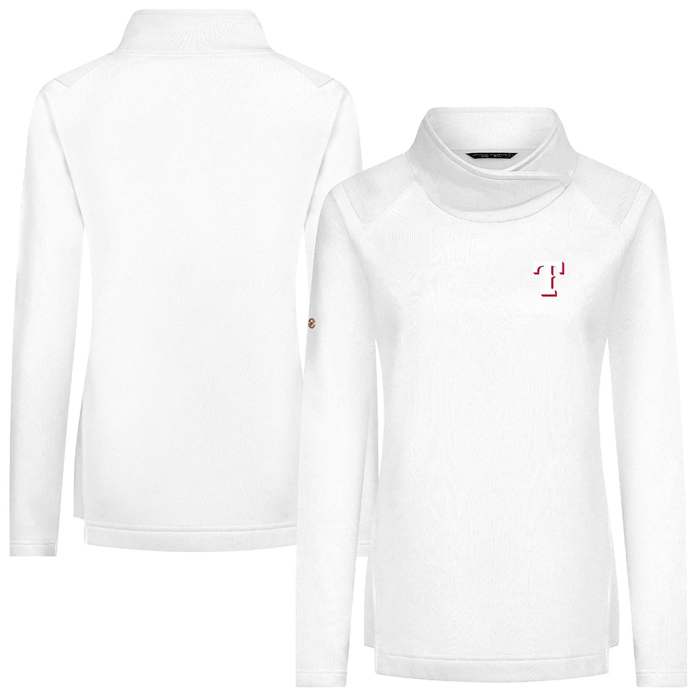 Women's Levelwear White Texas Rangers Advance Insignia 2.0 Raglan Pullover