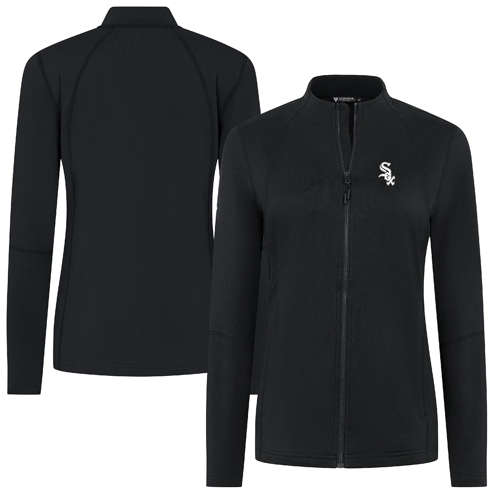 Women's Levelwear Black Chicago White Sox Mesa Insignia 2.0 Full-Zip Jacket
