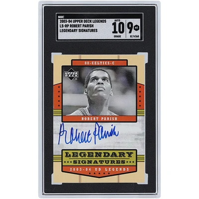 Robert Parrish Boston Celtics Autographed 2003-04 Upper Deck Legends Legendary Signatures #LS-RP SGC Authenticated 9/10 Card