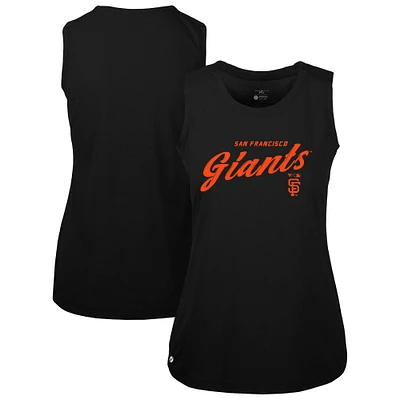 Women's Levelwear Black San Francisco Giants Macy Tank Top