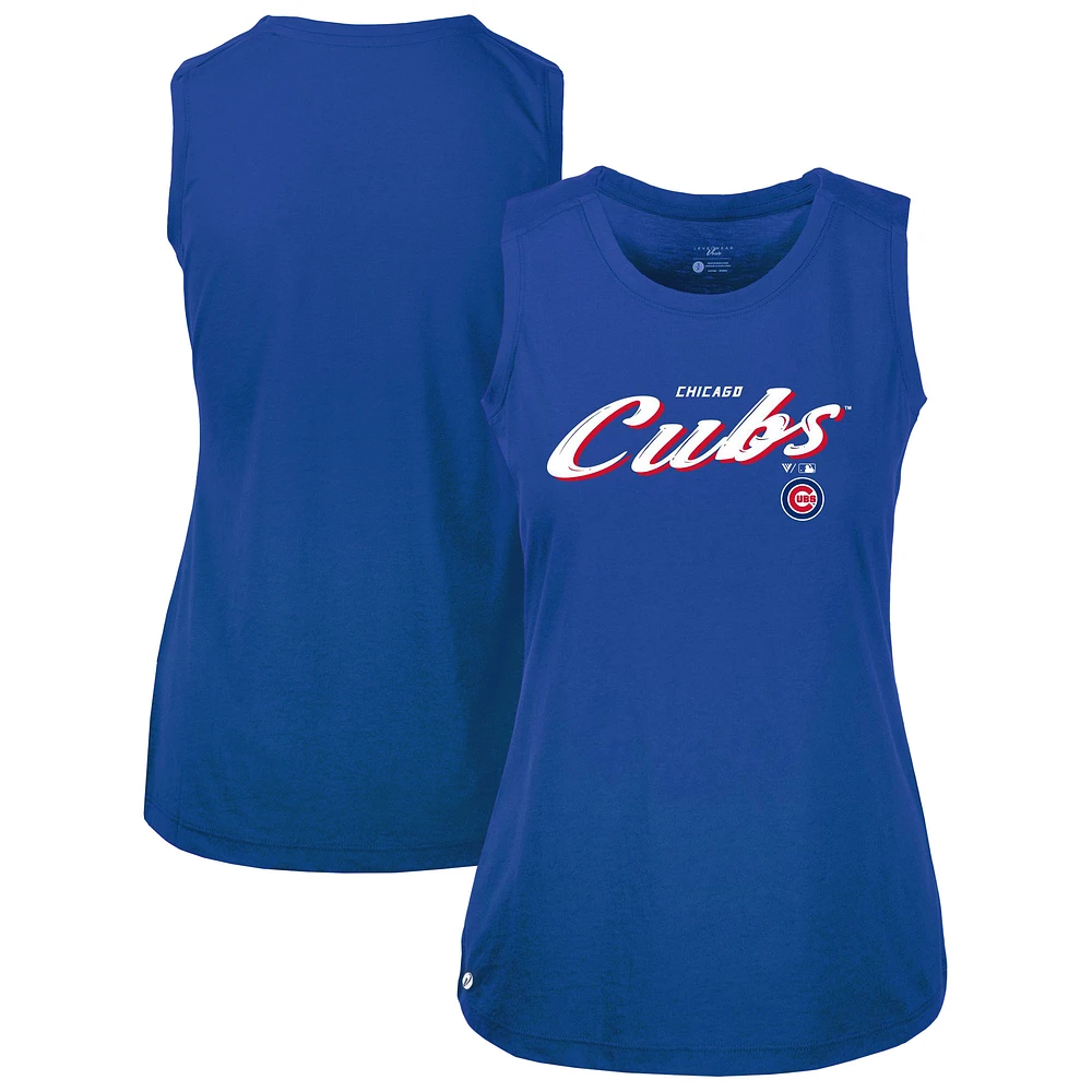 Women's Levelwear Royal Chicago Cubs Macy Tank Top