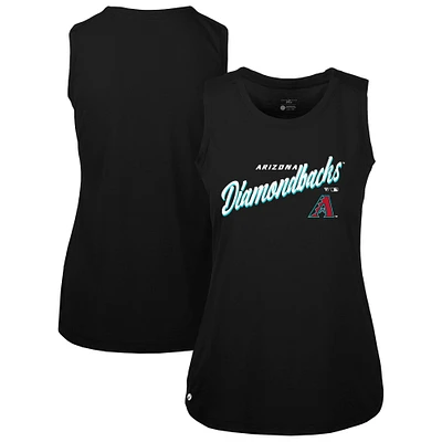 Women's Levelwear Black Arizona Diamondbacks Macy Tank Top