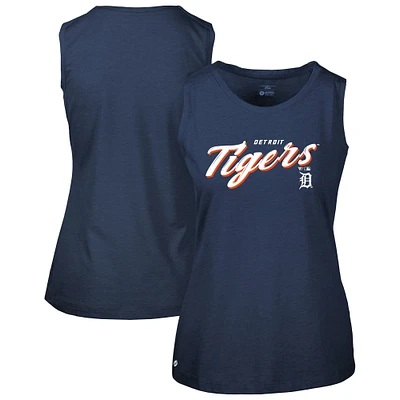 Women's Levelwear Navy Detroit Tigers Macy Tank Top