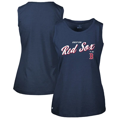 Women's Levelwear Navy Boston Red Sox Macy Tank Top