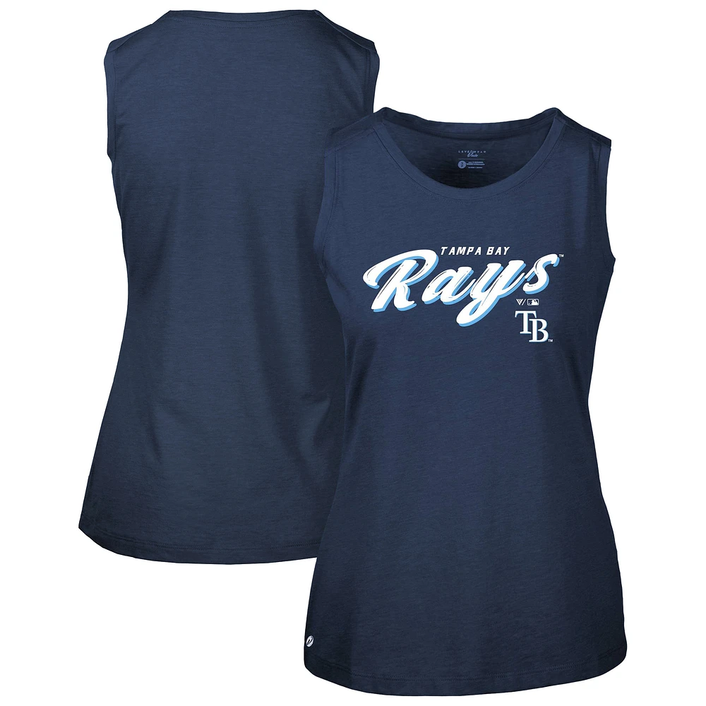 Women's Levelwear Navy Tampa Bay Rays Macy Tank Top