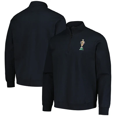 Unisex Black 151st Kentucky Derby Golden Trophy Quarter-Zip Jacket