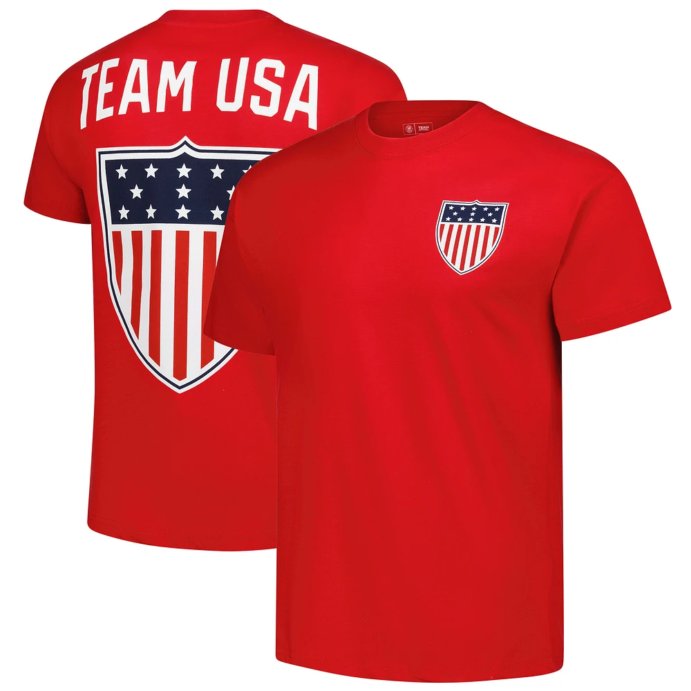 Men's Red Team USA Patriot Crewneck T-Shirt